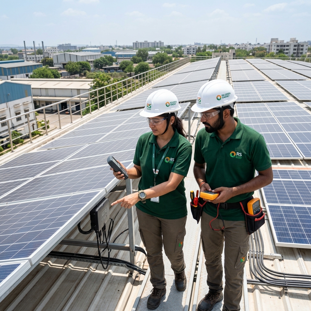 350 kWp Industrial Rooftop Installation
